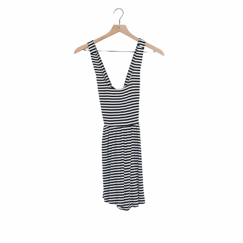 Hollister Black White BabyDoll Tank Top XS - Picture 1 of 5